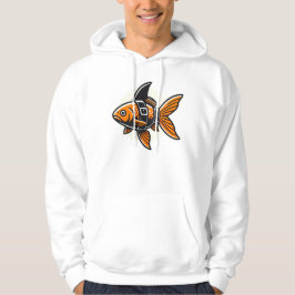 Shark-Fin Goldfish T-Shirt by Vin Zzep