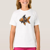 Shark-Fin Goldfish T-Shirt by Vin Zzep (Voorkant)