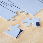 Shark Fin Ocean Pattern Legpuzzel (Zijkant)