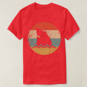 Shark Fin Retro Style Shark Pullover (Design voorkant)