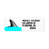 Shark fin Return Address Label (Voorkant)