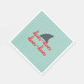 Shark Fin servetten met golven| Dun Dun Dun (Hoek)