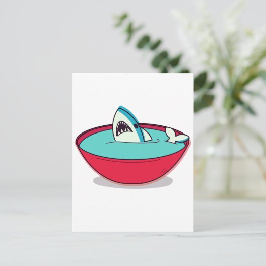 Shark Fin Soup Briefkaart (Staand voorkant)