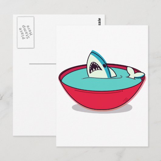 Shark Fin Soup Briefkaart (Voorkant / Achterkant)