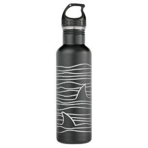 Shark Fins Ocean Marine Biologist Waterfles