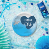 Shark First Birthday Party Paper Bord (Feest)