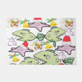 Shark, Fish kerstMatt Doormat Deurmat (Voorkant)
