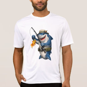 Shark Fisher 4D Gold Catch T-shirt