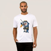 Shark Fisher 4D Gold Catch T-shirt (Voorkant volledig)