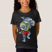 Shark Fitness Funny shirt Regenboogdieren (Voorkant)