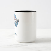 Shark Fitness Gewichtstilling Tweekleurige Koffiemok (Center)