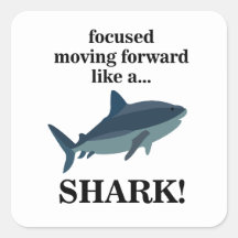 Shark focuste zich vooruit als een haai