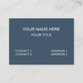 Shark focuste zich vooruit als een haai visitekaartje (Achterkant)