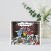 Shark Folk Singers Funny Gifts T - shirts & Kaarte Briefkaart (Staand voorkant)