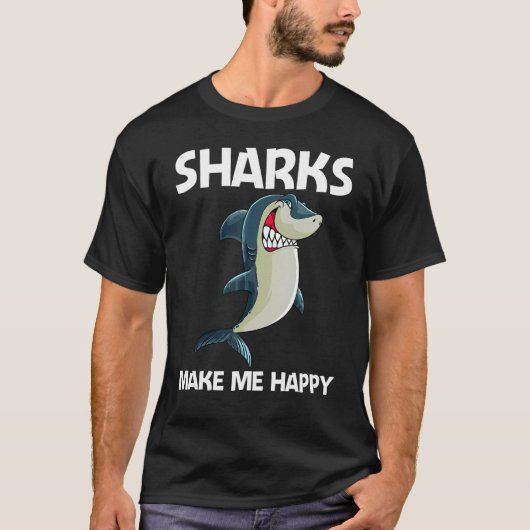 Shark For Men Women White Shark 1 T-shirt (Voorkant)