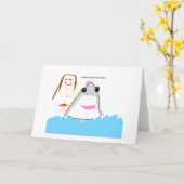 shark friends card kaart (Gele Bloem)