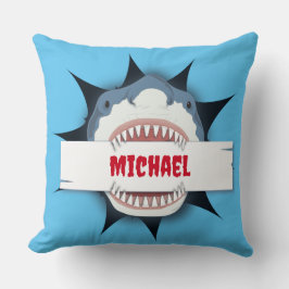 Shark Funny Personalized Kussen