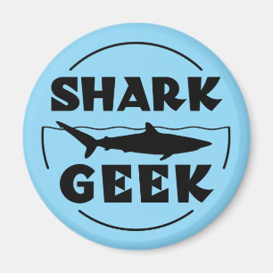 Shark Geek ontwerp voor haaienliefhebbers Magneet