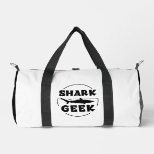 Shark Geek ontwerp voor haaienliefhebbers Plunjezak