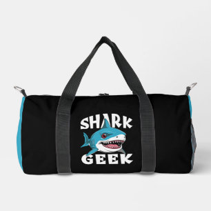 Shark Geek - Schattige ontwerp voor haaienliefhebb Plunjezak