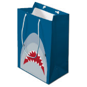 Shark Gift Bag Medium Cadeauzakje (Voorkant Gekanteld)
