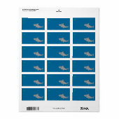 Shark Gift Label (Full Sheet)