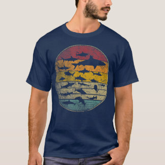Shark, Great White, Hammer Head, Bull, Tiger70s Gi T-shirt