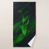 Shark Green 30 X 60 Bath Towel Badhanddoek (Badhanddoek)