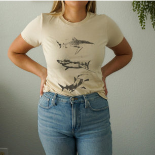 Shark Grunge esthetisch T-shirt