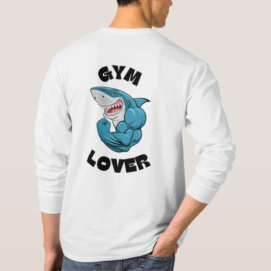 Shark Gym Liefhebber T-shirt (Achterkant)