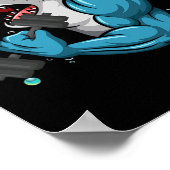 Shark Gym Powerlifting Gewichtheffen Bodybuilding Poster (Hoek)