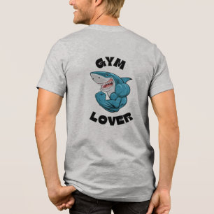Shark Gymliefhebber Tri-Blend Shirt