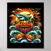 Shark Halloween Poster (Voorkant)