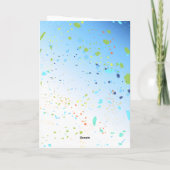 Shark Happy Birthday Kaart (Achterkant)