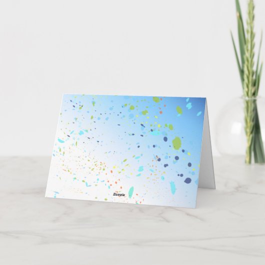 Shark Happy Birthday Kaart (Achterkant)