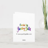 Shark Hartelijk dank Bedankkaart (Achterkant)