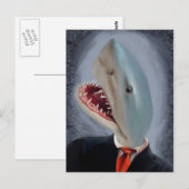 Shark Head Briefkaart (Voorkant / Achterkant)