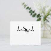 Shark Heartbeat Fish Gift Ma Pap Briefkaart (Staand voorkant)