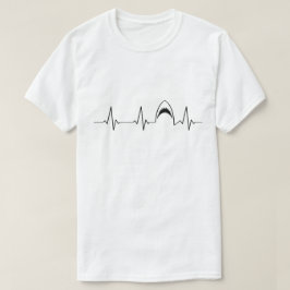 Shark Heartbeat | I Love Sharks | Jaws T-shirt