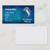 Shark heeft een grotere Cartoon nodig Visitekaartje (Voorkant / Achterkant)