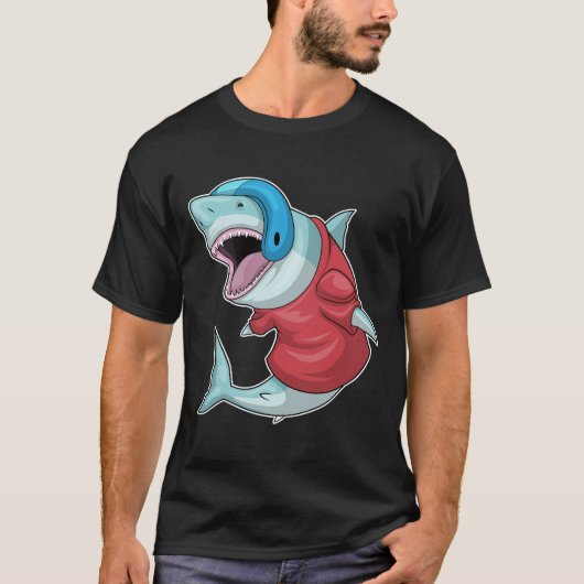 Shark Helmet Football T-shirt (Voorkant)