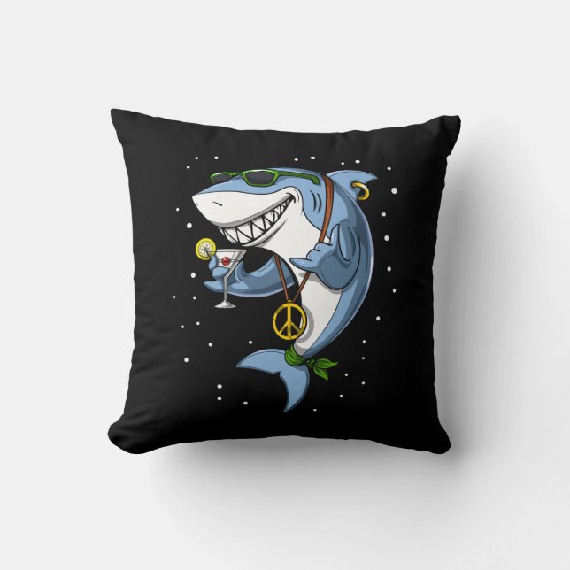 Shark Hippie Kussen (Voorkant)