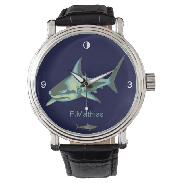 shark hour horloge (Voorkant)