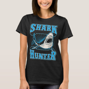 Shark Hunter Funny Best Saltwater Shark Vist T-shirt