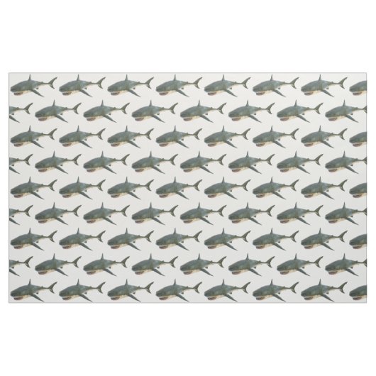Shark Identification Chart Stof (Fat Quarter)