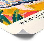 Shark in bad Art Print, grappig strand huis deco Poster (Hoek)