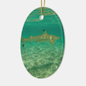 Shark in bora bora bora keramisch ornament (Links)
