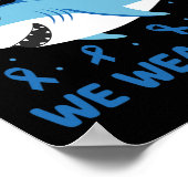 Shark In November We Wear Blue Diabetes Kid Boy To Poster (Hoek)