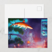 Shark in the Sky Briefkaart (Voorkant / Achterkant)