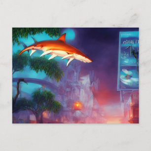 Shark in the Sky Briefkaart